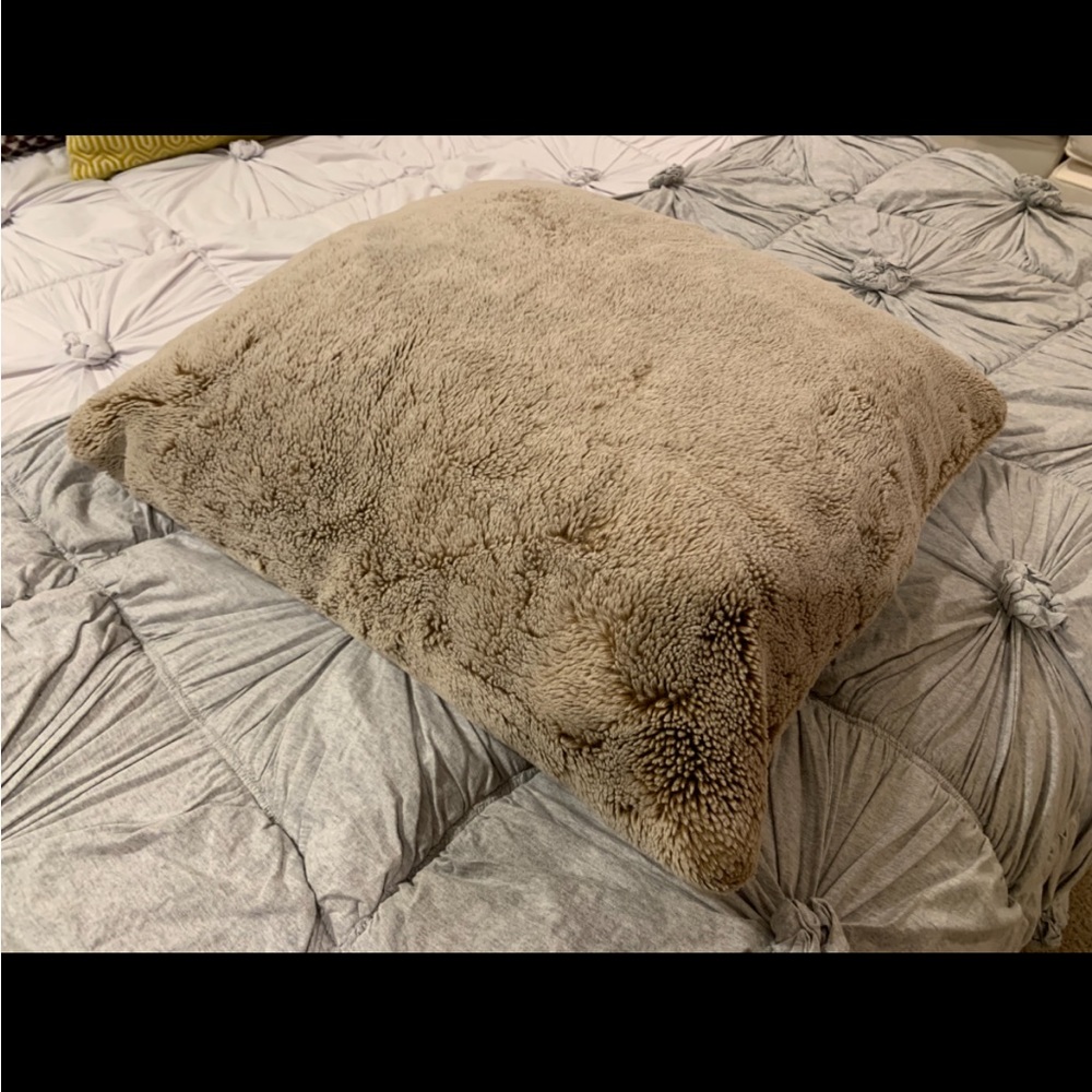 Accent pillow - gray/brown - never used